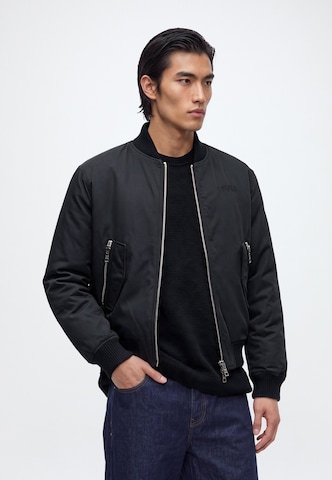 19V69 ITALIA Between-season jacket 'Camillo Street' in Black