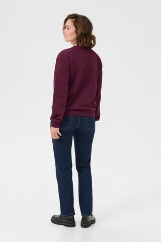Kaffe Sweatshirt 'Chateau' in Lila