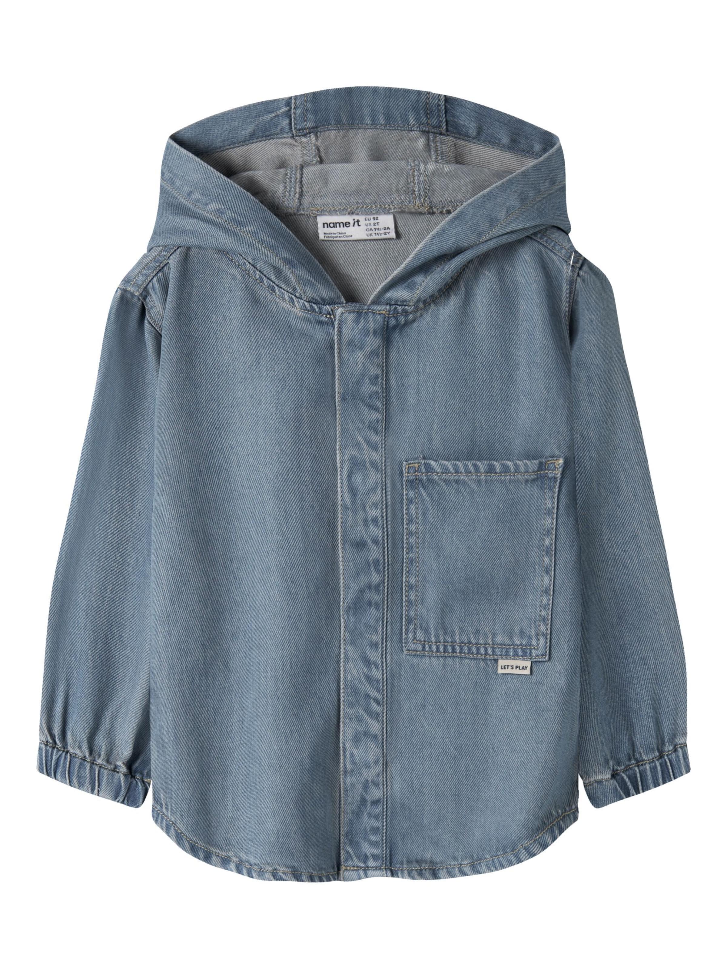 NAME IT Tussenjas in Blauw: voorkant