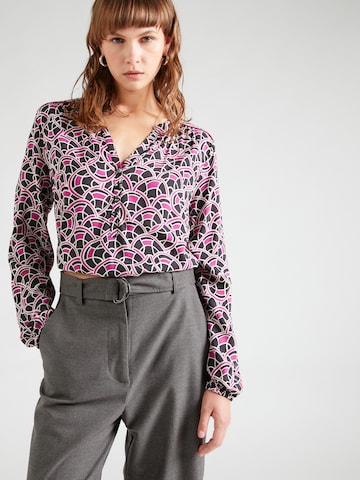 Cartoon Blouse in Roze: voorkant