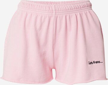 iets frans - regular Pantalón en rosa: frente