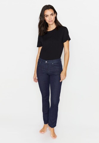 Angels Slimfit Straight-Leg Jeans in Blau