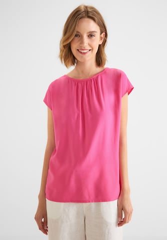 STREET ONE Blouse in Roze: voorkant