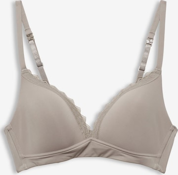 ESPRIT Triangle Bra in Grey: front