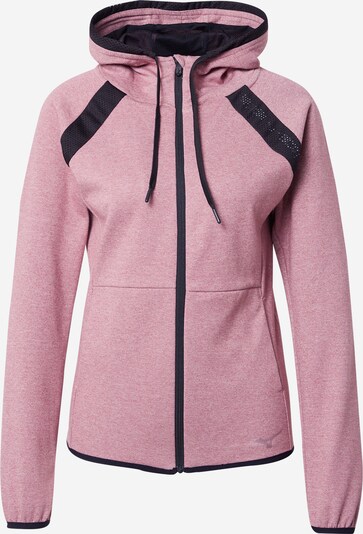 MIZUNO Sportsweatjacke in rosé / schwarz, Produktansicht