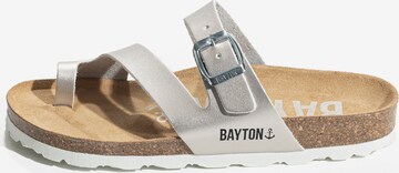 Bayton - Zapatos abiertos 'Biscaye' en plata: frente