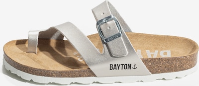 Bayton Pantoletter 'Biscaye' i sølv, Produktvisning
