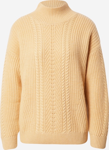 REPEAT Cashmere Sweater in Yellow: front