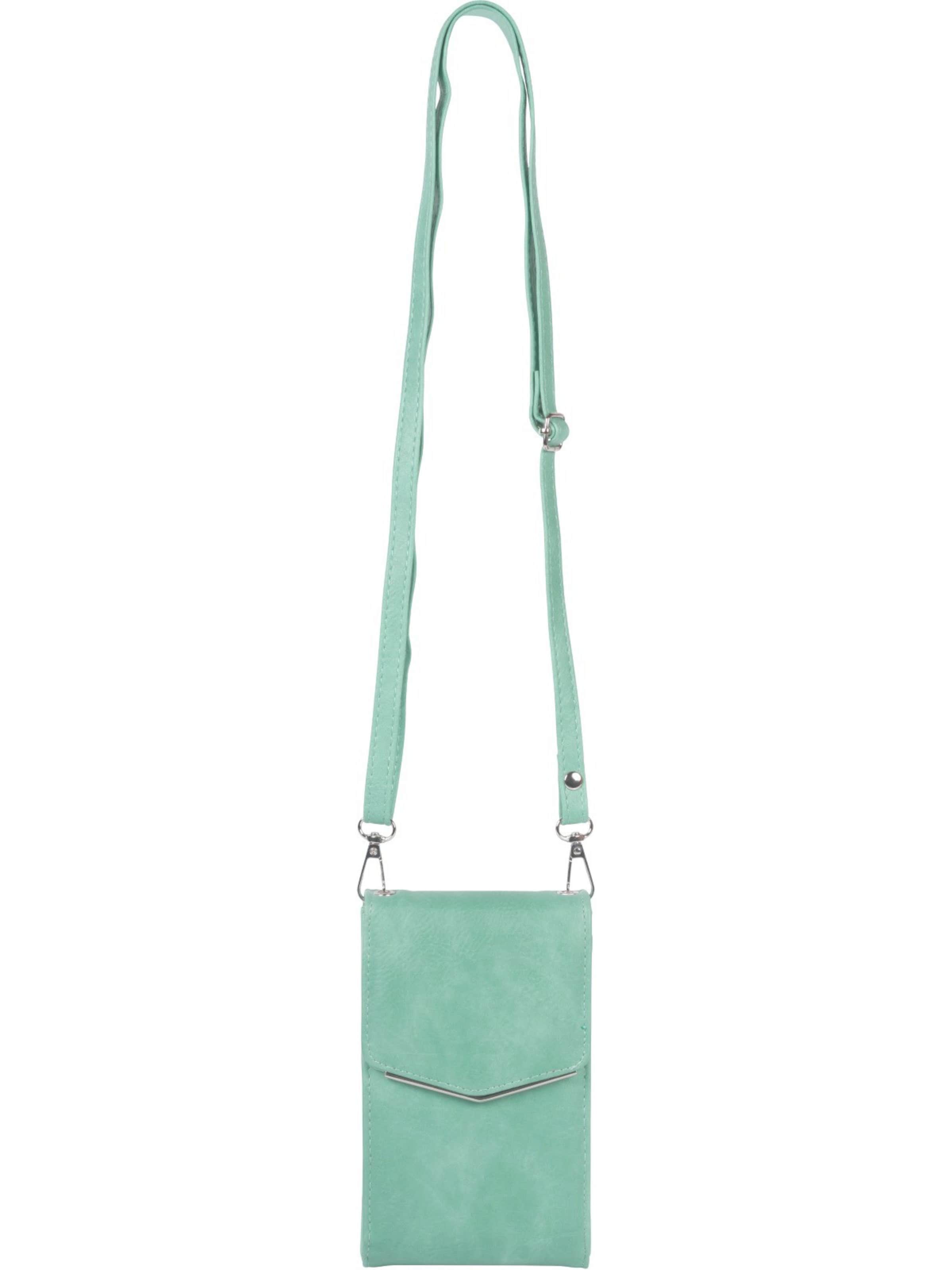styleBREAKER Umhängetasche 'Mini Handy Umhängetasche'‌‌‌‌ in Blau: Vorderseite