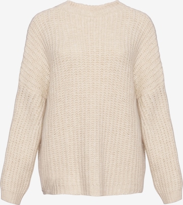 Lilavie Strickpullover ' Marisa ' in Beige: Vorderseite