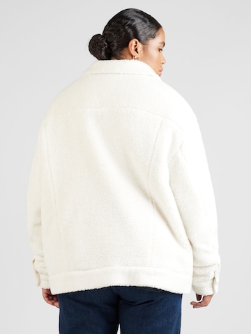 Tommy Jeans Curve Kevad-sügisjope, värv valge