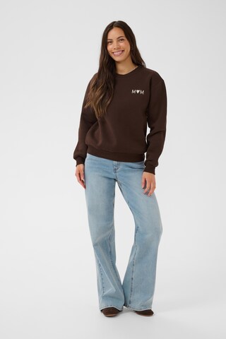 Kaffe Sweatshirt in Braun