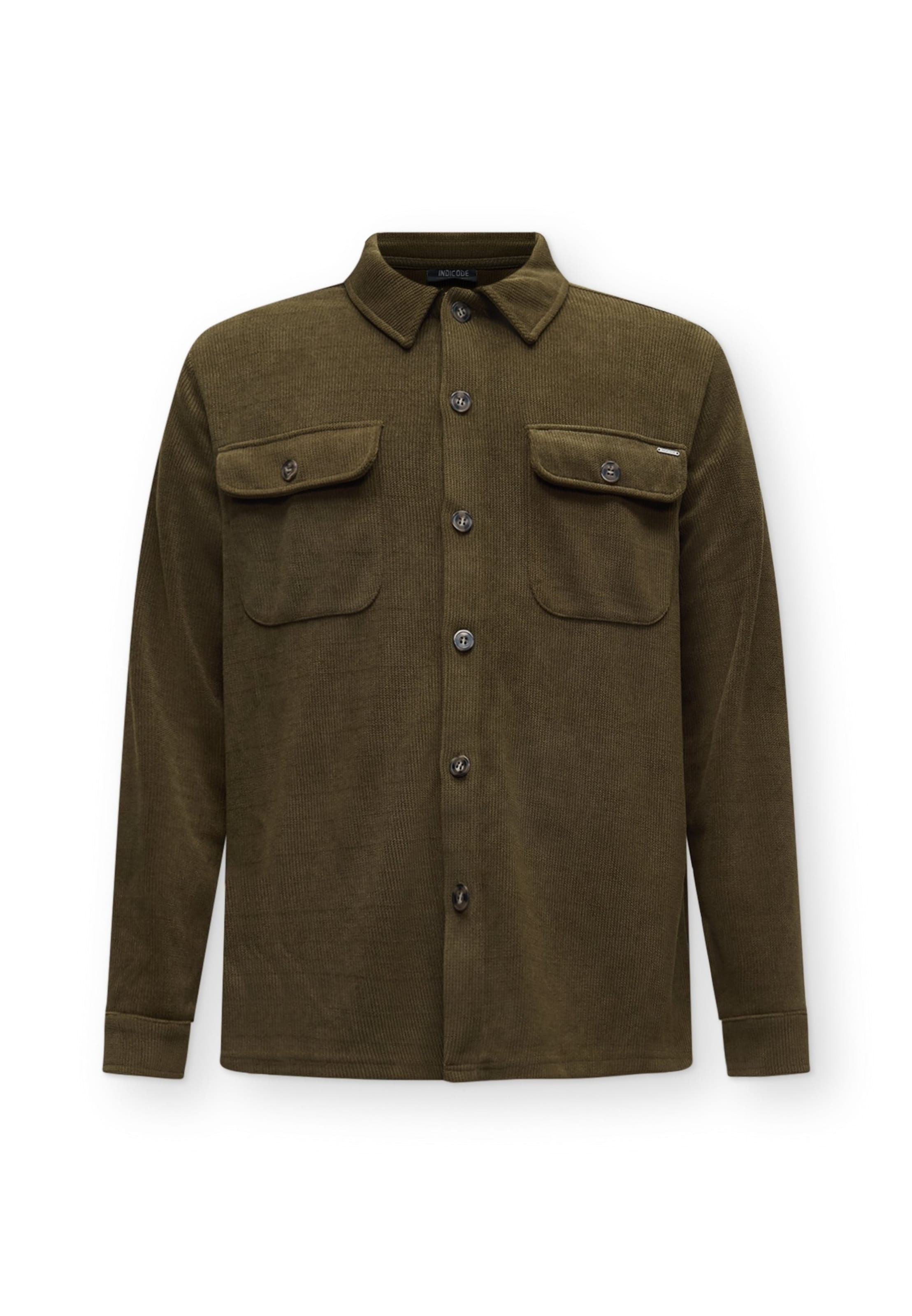 INDICODE JEANS - Ajuste regular Chaqueta de entretiempo 'Dalum' en verde: frente