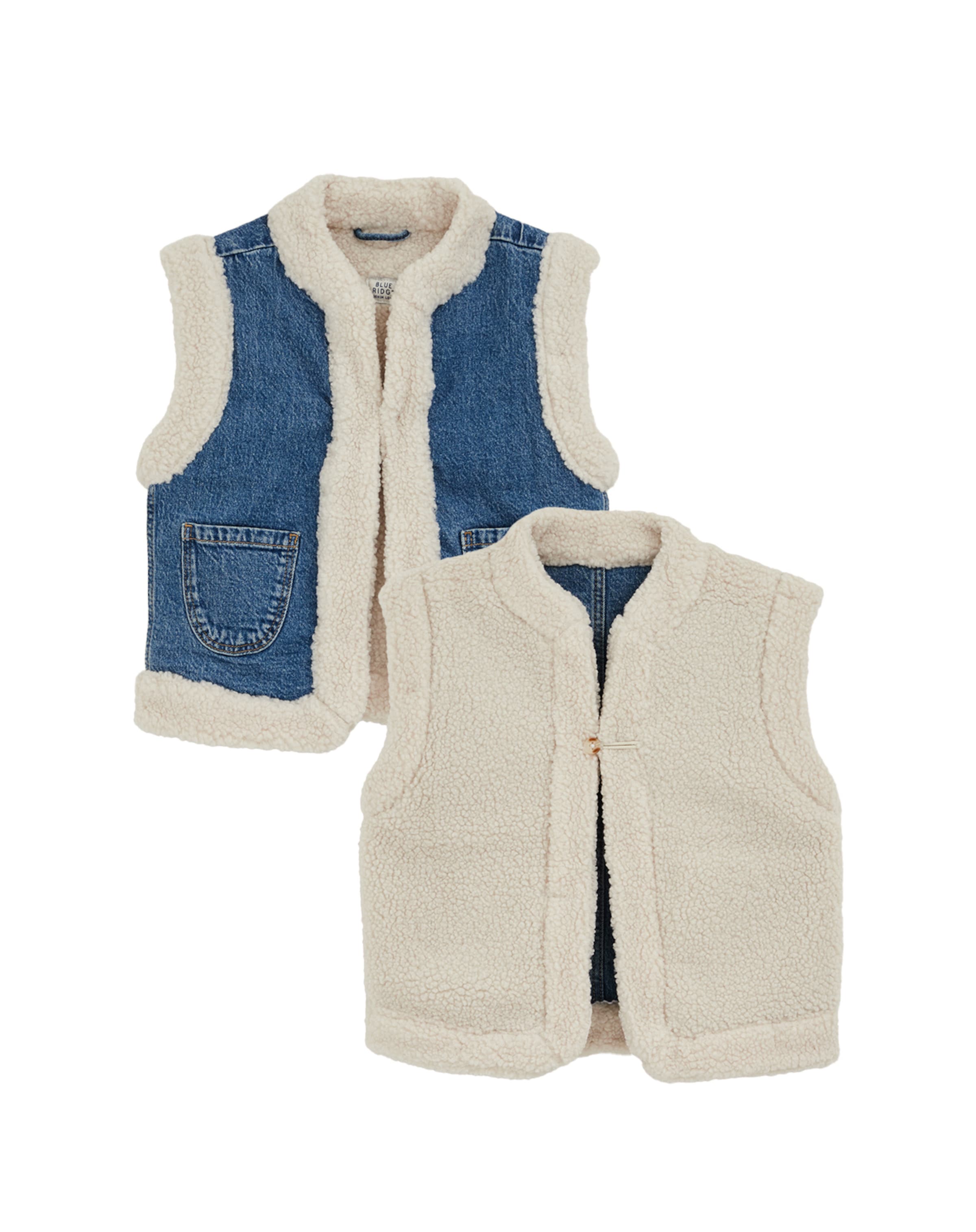 WE Fashion Γιλέκο σε μπλε: μπροστά