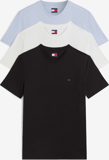Tommy Jeans Majica veličine XS u ecru/prljavo bijela / golublje plava / crna, Pregled proizvoda