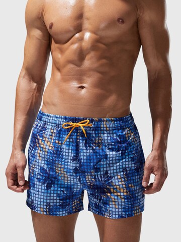 SEOBEAN Board Shorts 'Bird' in Blue