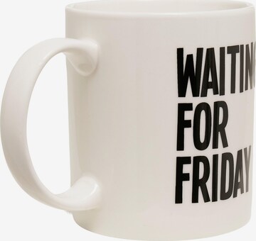 Tazza 'Waiting For Friday' di Mister Tee in bianco