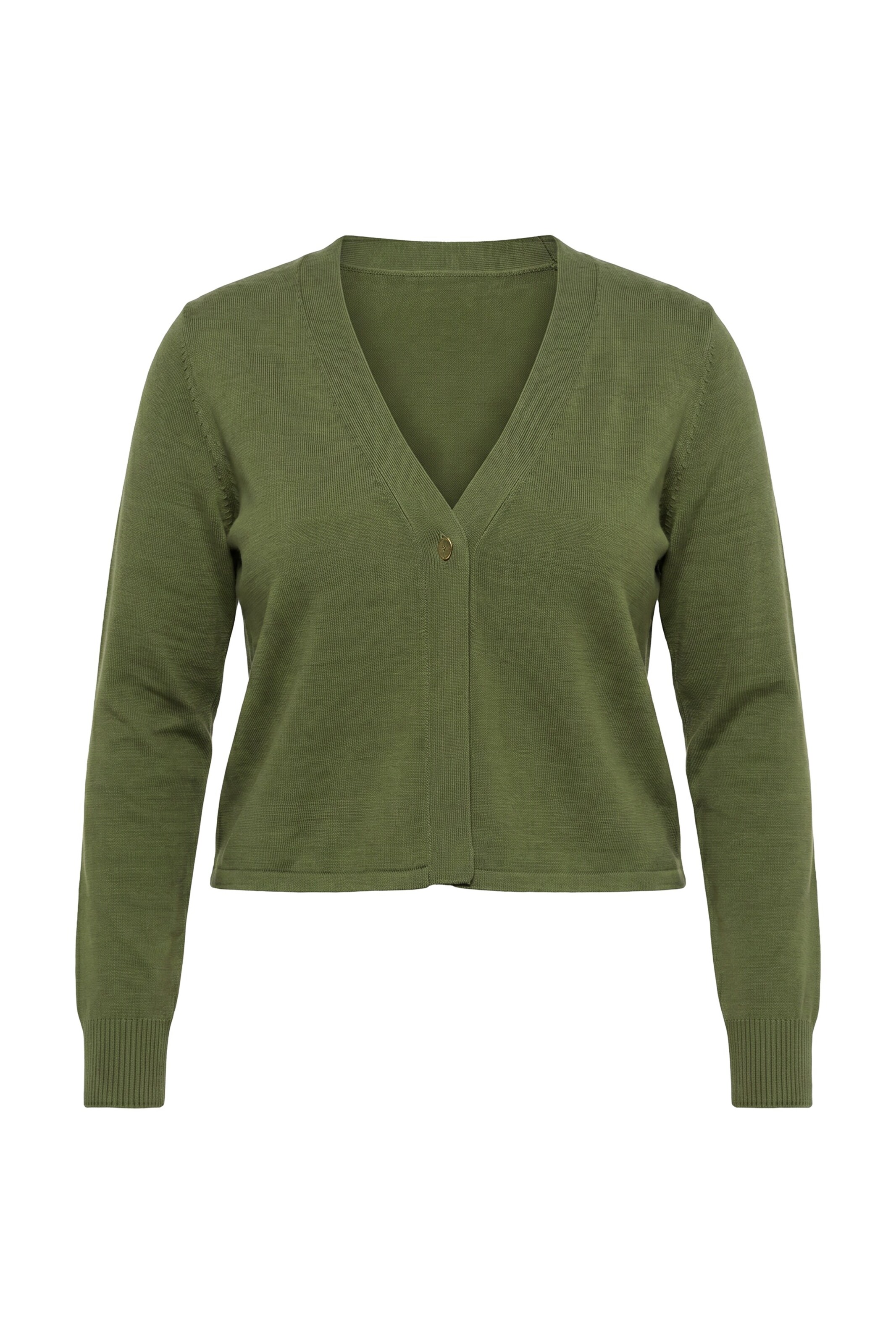 MIAMODA Strickjacke in Grün: Vorderseite