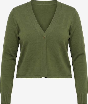 MIAMODA Strickjacke in Grün: Vorderseite
