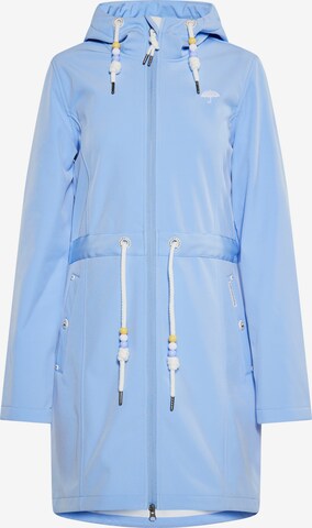 Schmuddelwedda Raincoat in Blue: front