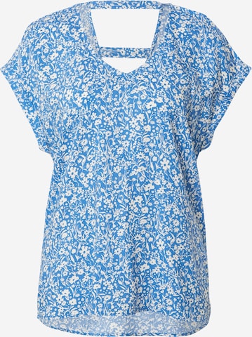 TOM TAILOR DENIM Blouse in Blauw: voorkant