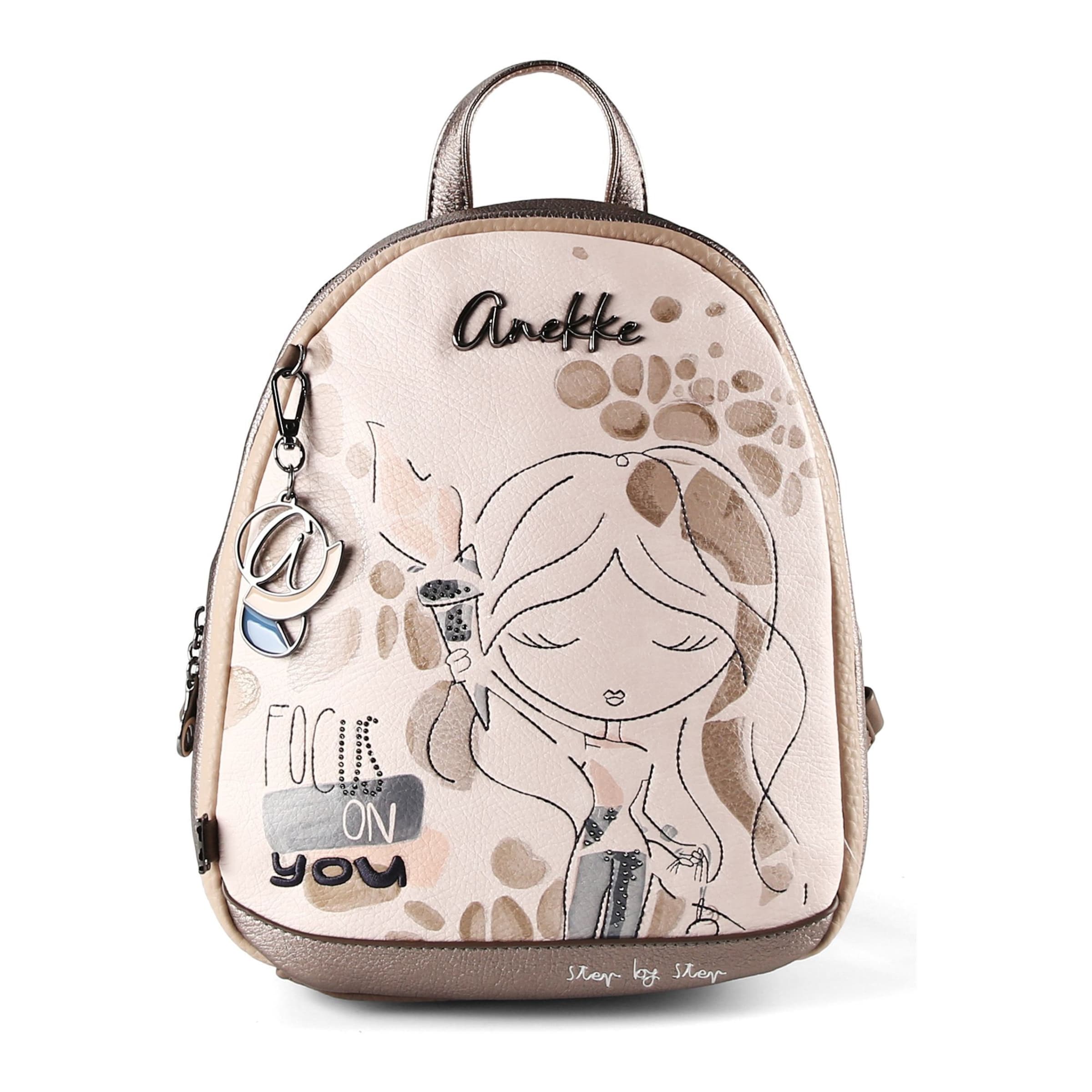 Anekke Rucksack 'Olympia City' in Beige: Vorderseite