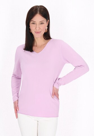 Pull-over Usha en violet : devant
