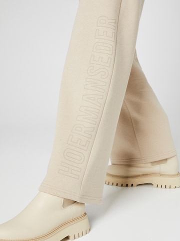 Hoermanseder x About You Wide leg Trousers in Beige