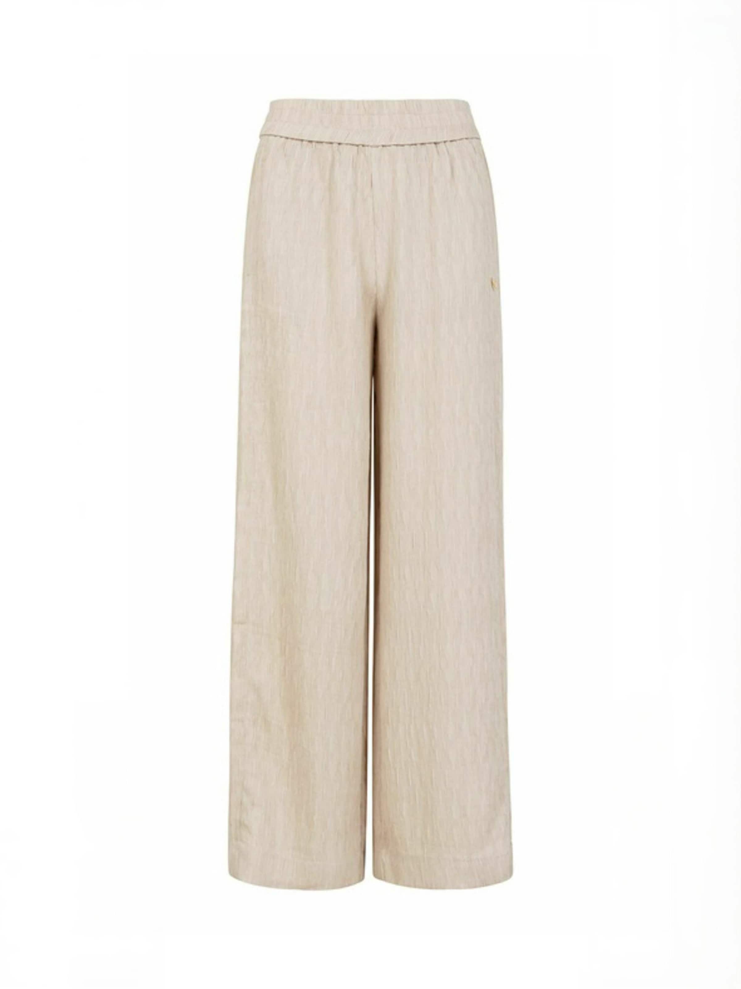 Pantalon ' Structure ' Coster Copenhagen en beige : devant