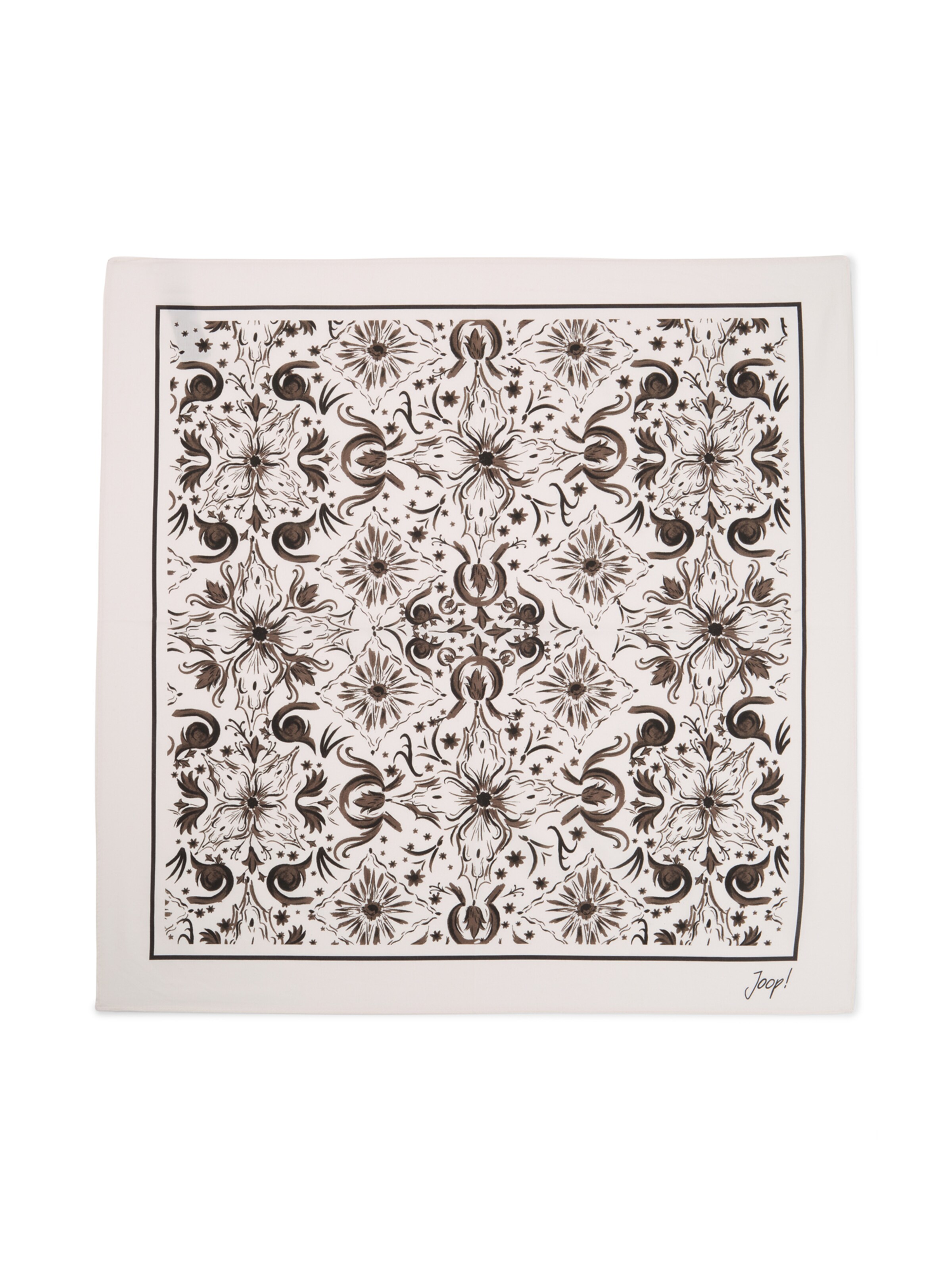 JOOP! Foulard 'Foulard' en beige / noir, Vue avec produit