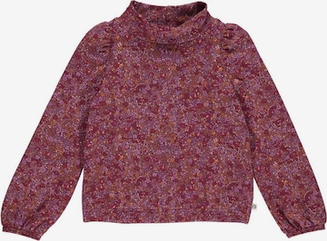 Sweat-shirt Müsli by GREEN COTTON en rouge : devant