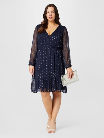 Robe 'Mette' ABOUT YOU Curvy en bleu