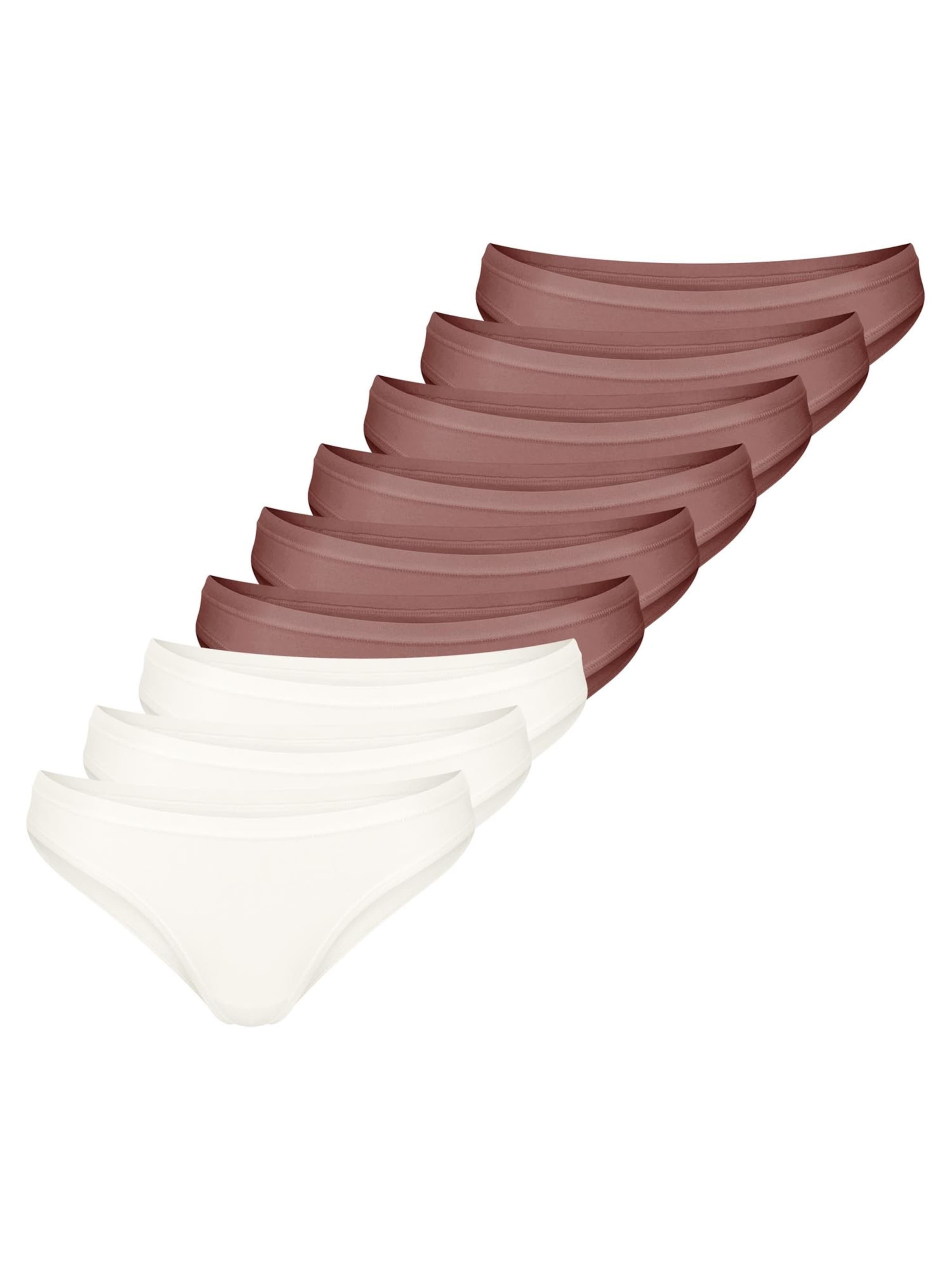 SLOGGI Slip 'GO Daily Cotton' in Brown: front