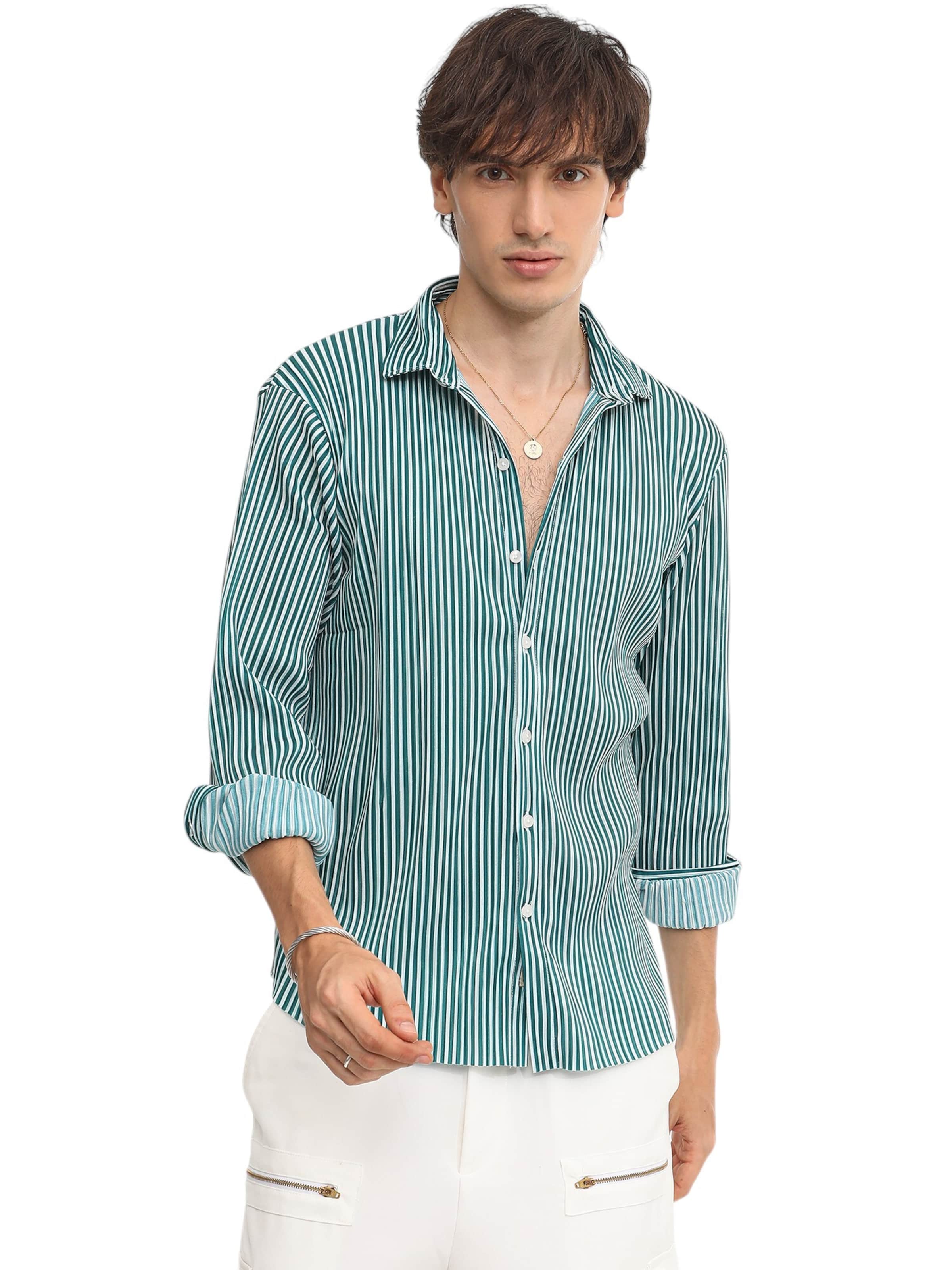 zaļš Campus Sutra Standarta piegriezums Krekls ' Zelia ': no priekšpuses