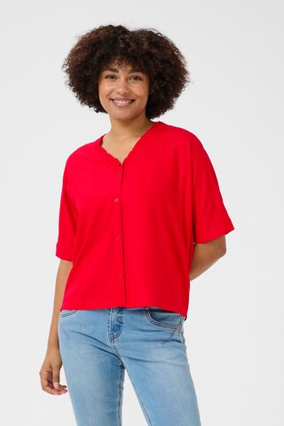 Cream Bluse 'CRTiah' i rød: forside