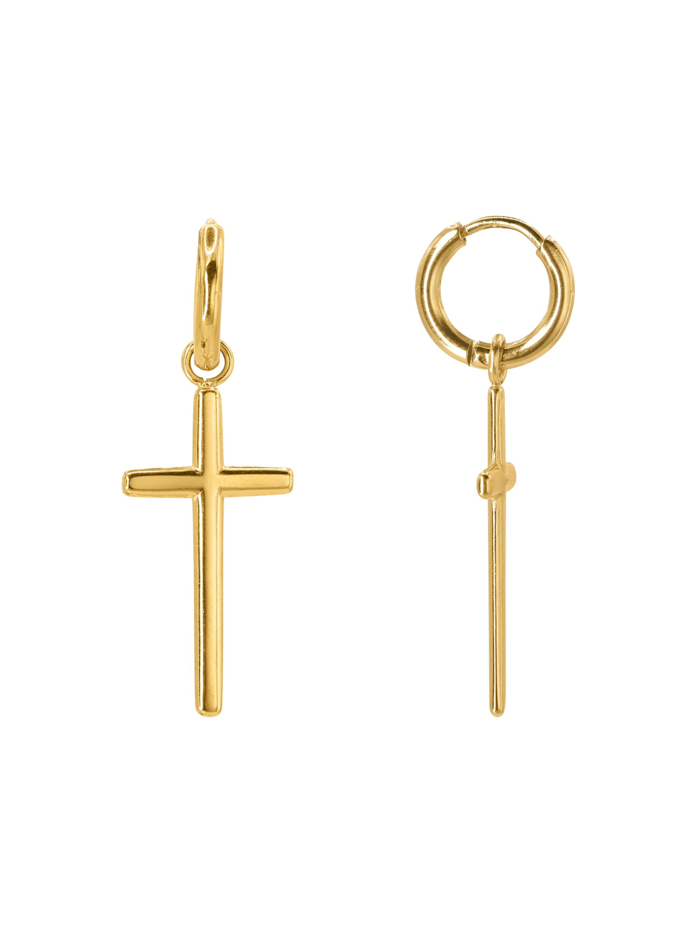 Heideman Oorbellen 'Magnus' in Goud: voorkant