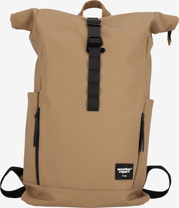 Weather Report Backpack 'Bronze' in Grey: front