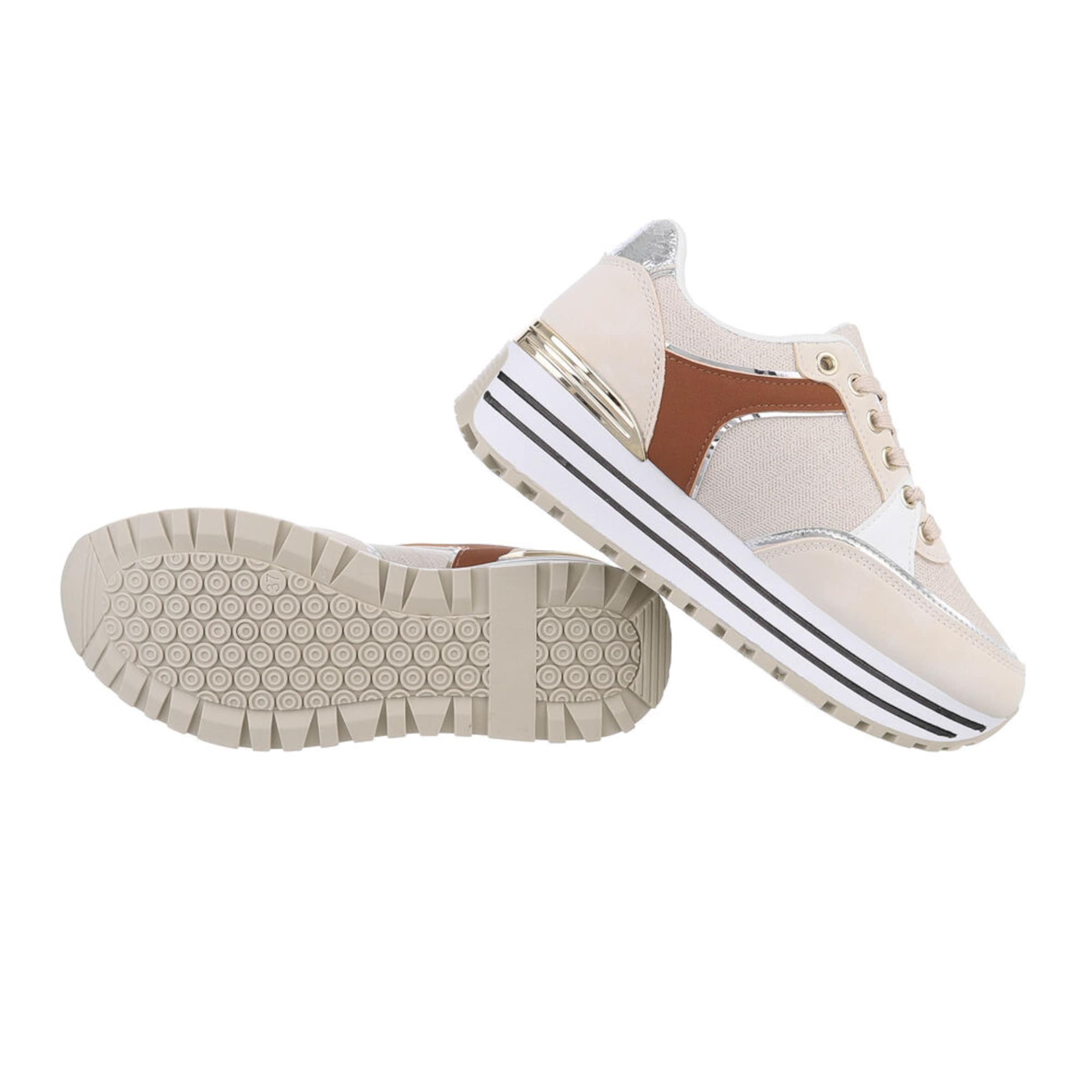 Ital-Design Sneakers in Beige