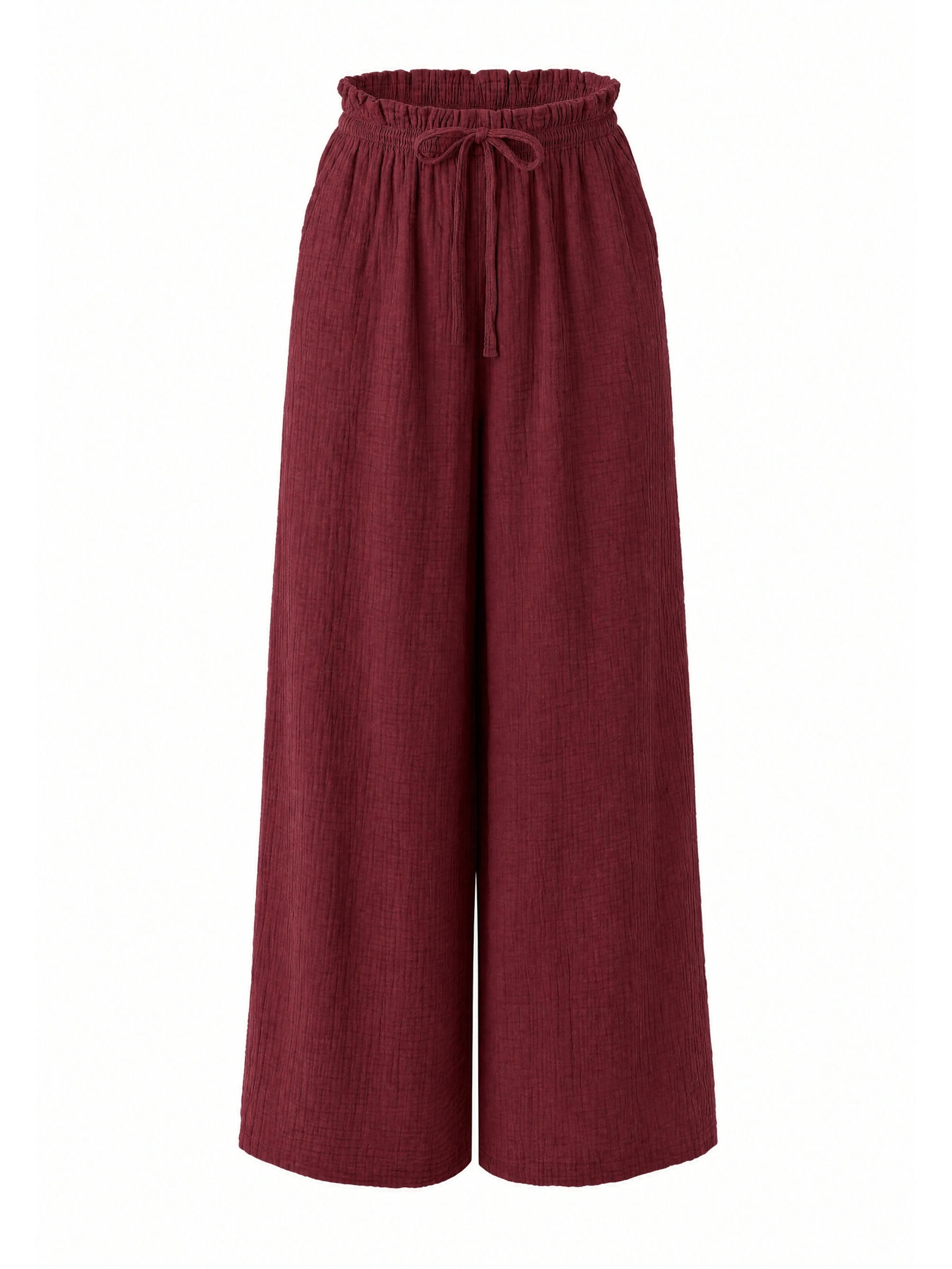Pantalon ' Liska ' Seasons of April en rouge : devant