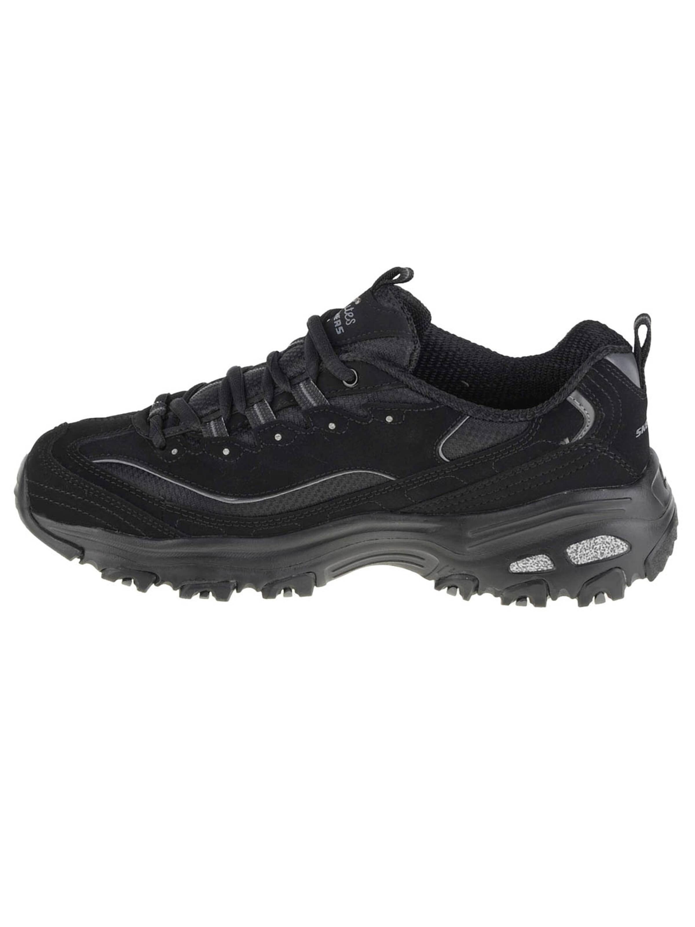 SKECHERS Sportschoen 'Skechers D'Lites - Biggest Fan' in Zwart