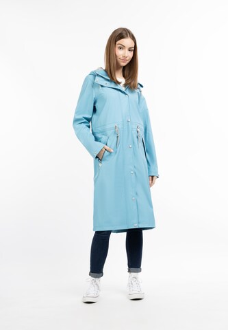 Manteau fonctionnel MYMO en bleu : devant