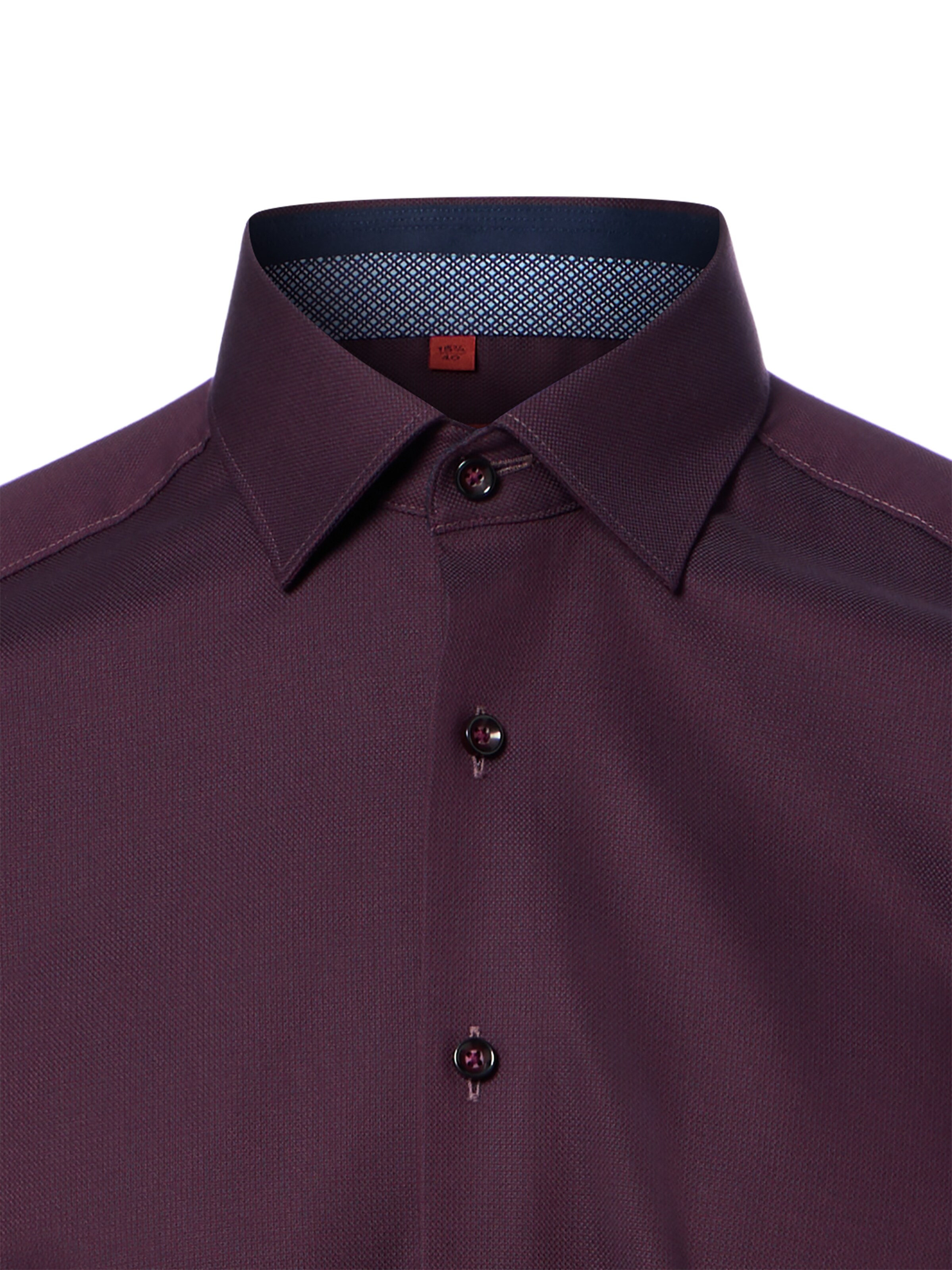 Finshley & Harding Slim fit Button Up Shirt in Purple