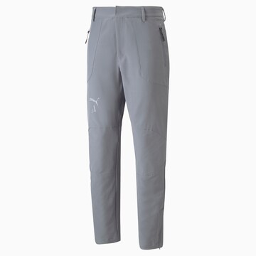 Regular Pantalon de sport PUMA en gris : devant