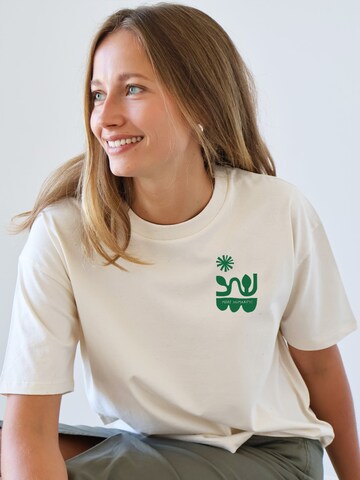 Kultgut Shirt 'More Humanity' in White