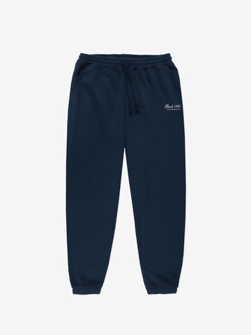 Prosto Tapered Workout Pants 'Football' in Blue: front
