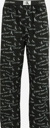 Pantaloni de pijama Calvin Klein Underwear pe negru / alb, Vizualizare produs