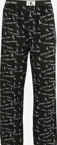 Pantalon de pyjama Calvin Klein Underwear en noir : devant