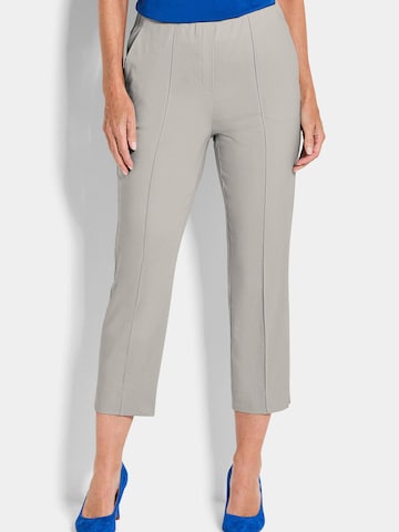 Coupe slim Pantalon Goldner en gris : devant