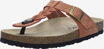 JOSEF SEIBEL Zehentrenner in Rot: Vorderseite