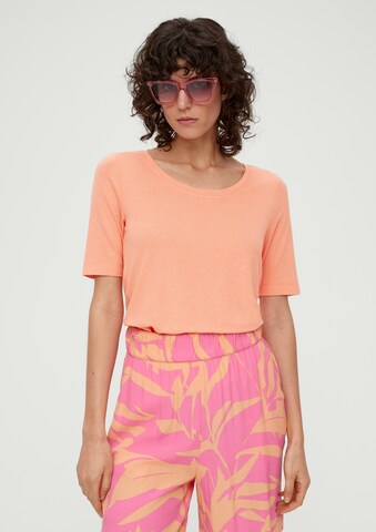 s.Oliver Shirt in Oranje: voorkant